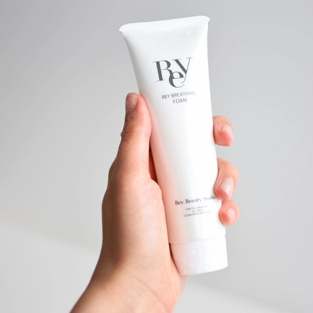Rey Breathing Foaming Cleanser and Makeup Remover 2 in 1 with Lactobacilli
