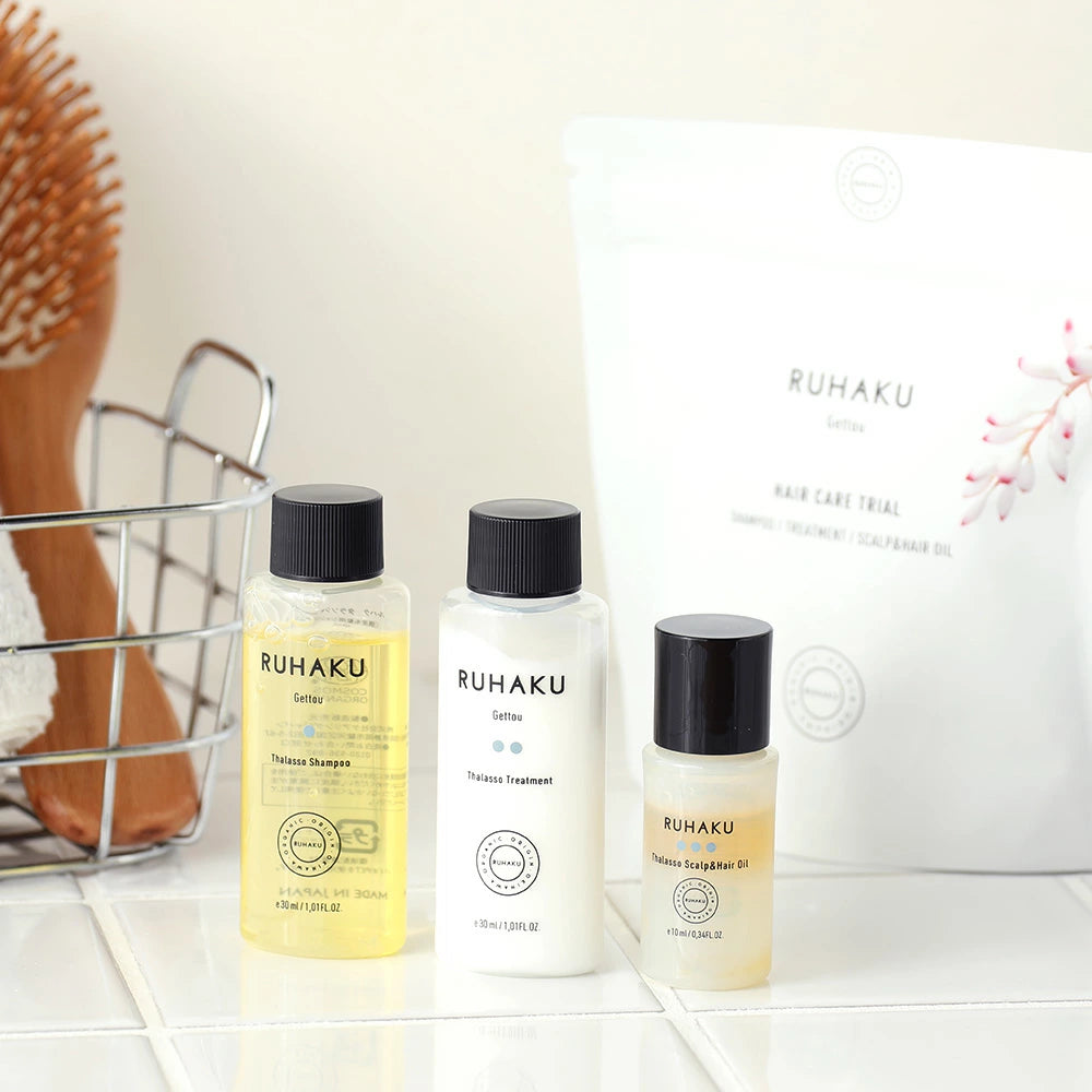 RUHAKU Talasso Hair Care Trial Set