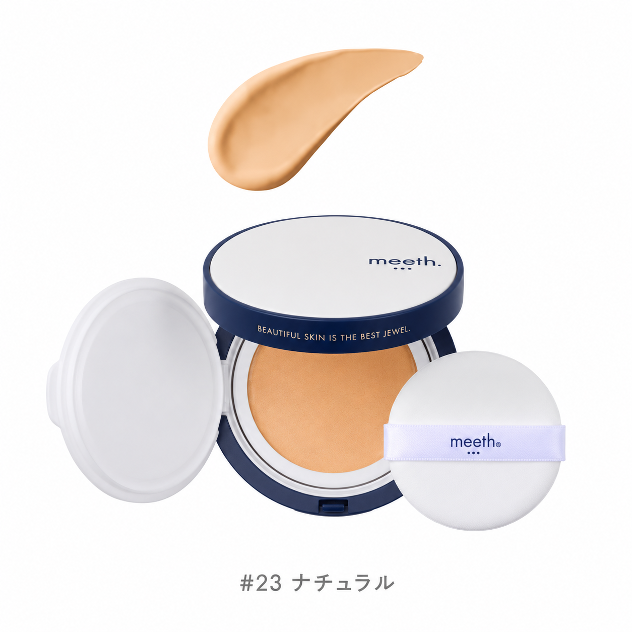 Meeth 3 Dot Holistic Mesh Cushion Foundation mesh applicator detail