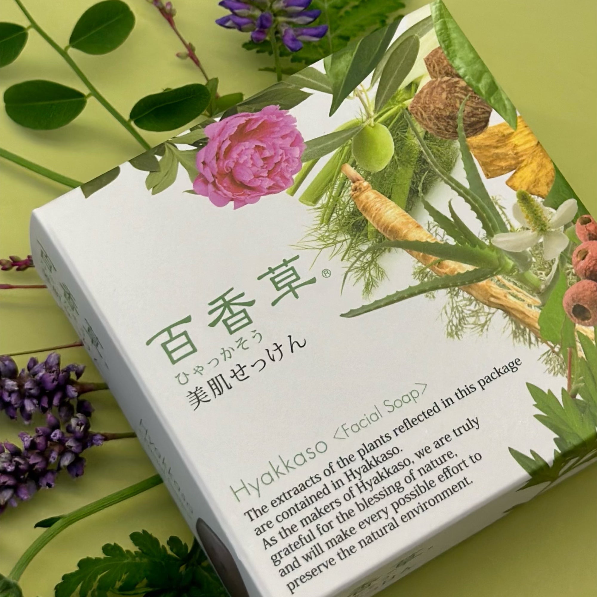 HYAKKASO Natural Acne Face Wash Soap