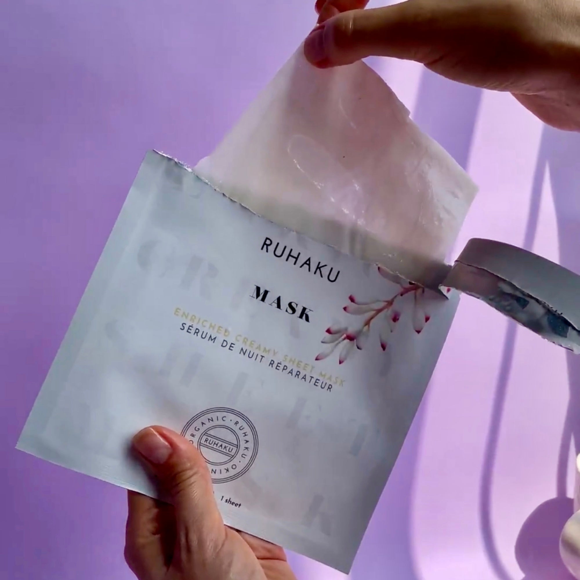 RUHAKU Organic Gettou Sheet Mask