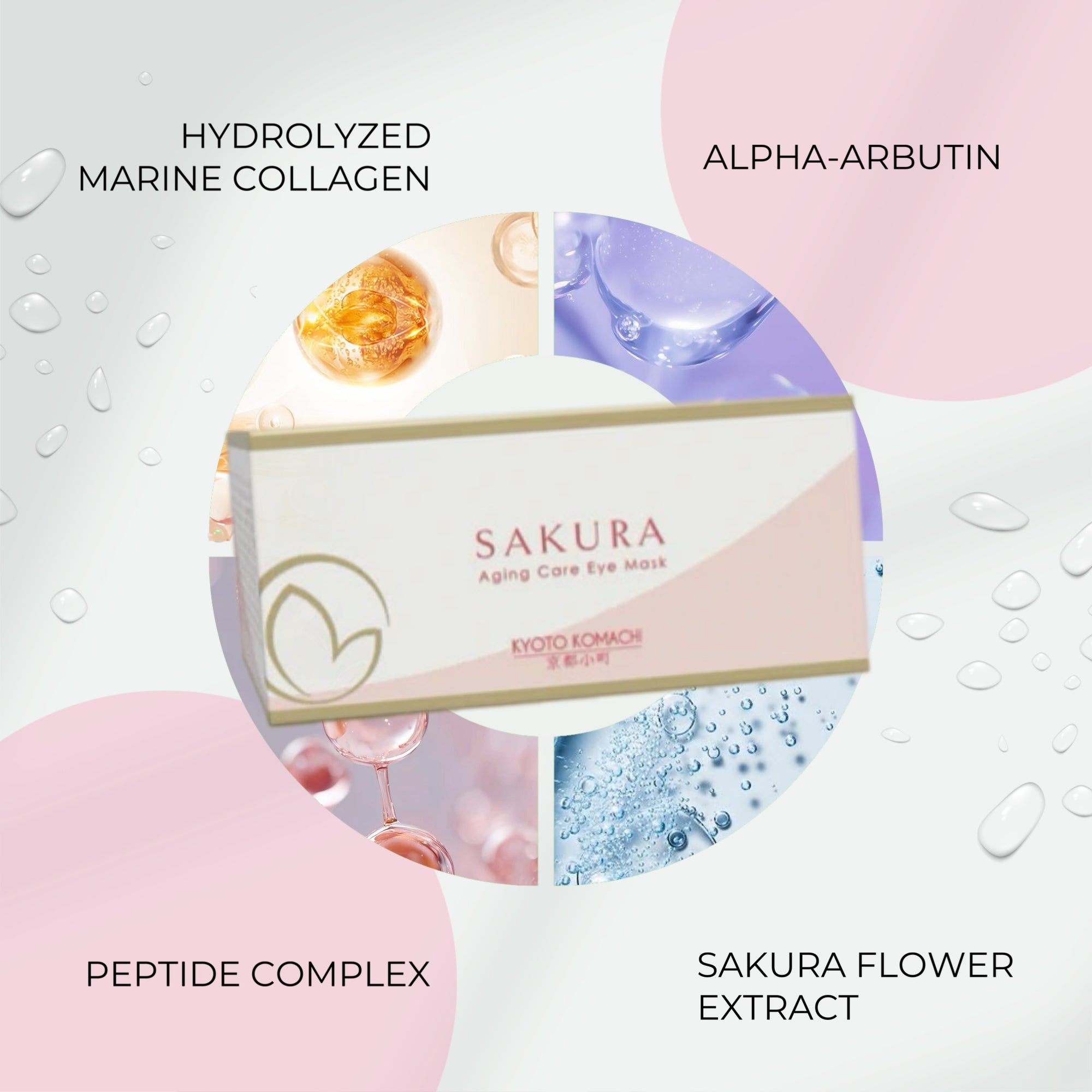 KYOTO KOMACHI SAKURA Aging Care Eye Mask