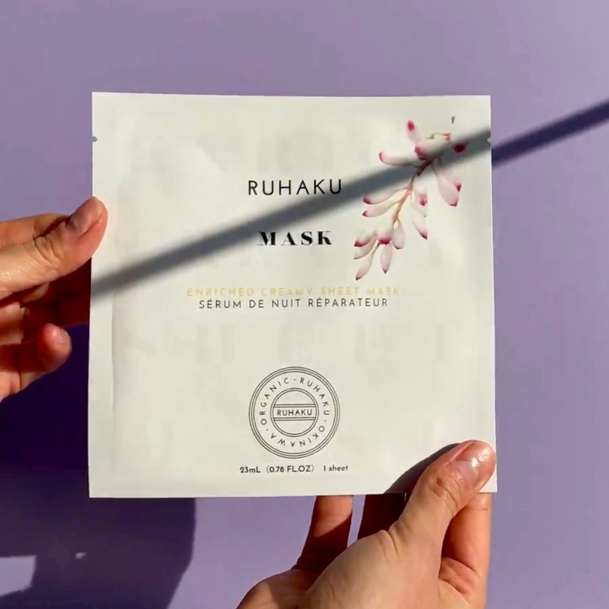 RUHAKU Organic Gettou Sheet Mask