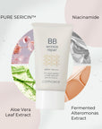 COMOACE Wrinkle Repair BB Cream with SPF 50 +／PA++++