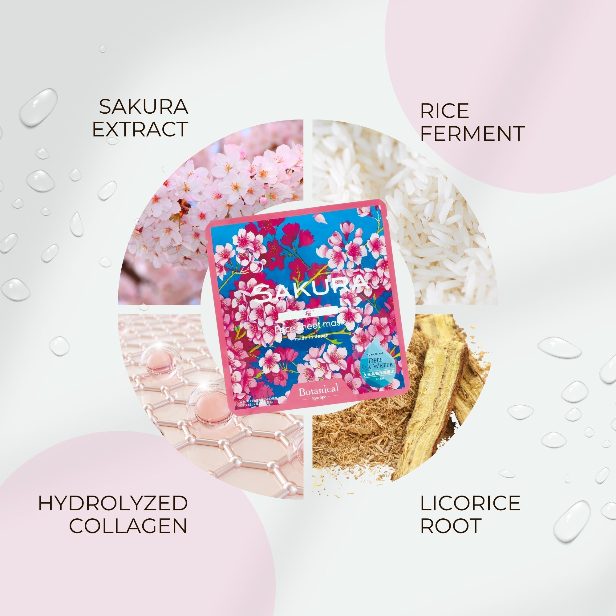 Ryu Spa Sakura Botanical Face Sheet Mask (1 pc) – Beauty Ninja