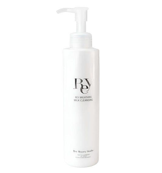 Rey Breathing Milk Cleansing: 2-in-1 Makeup Remover and Cleanser with Lactobacilli