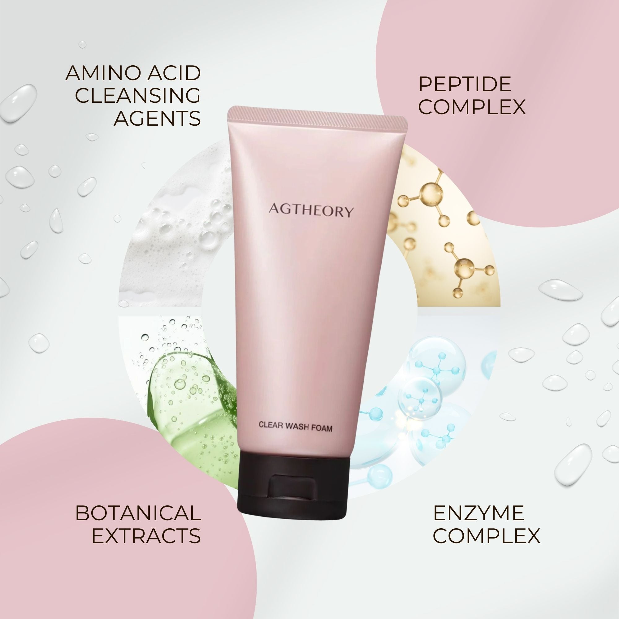 AXXZIA AGTHEORY Clear Wash Foam