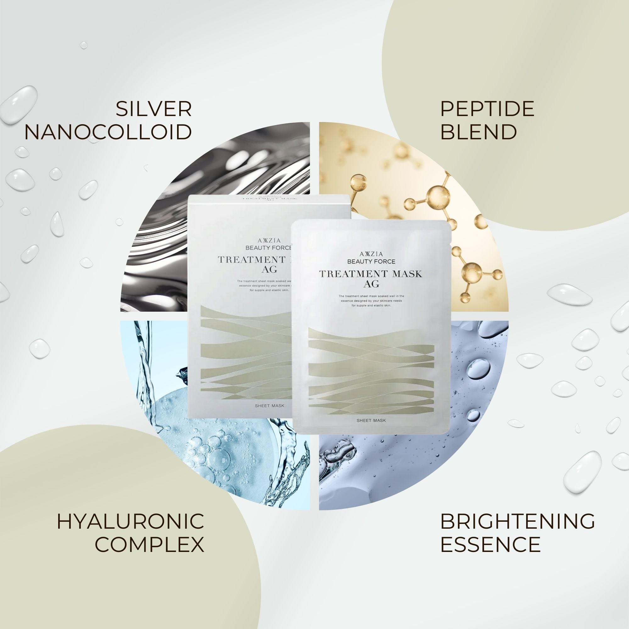 AXXZIA Beauty Force Treatment Mask AG (7 pcs)