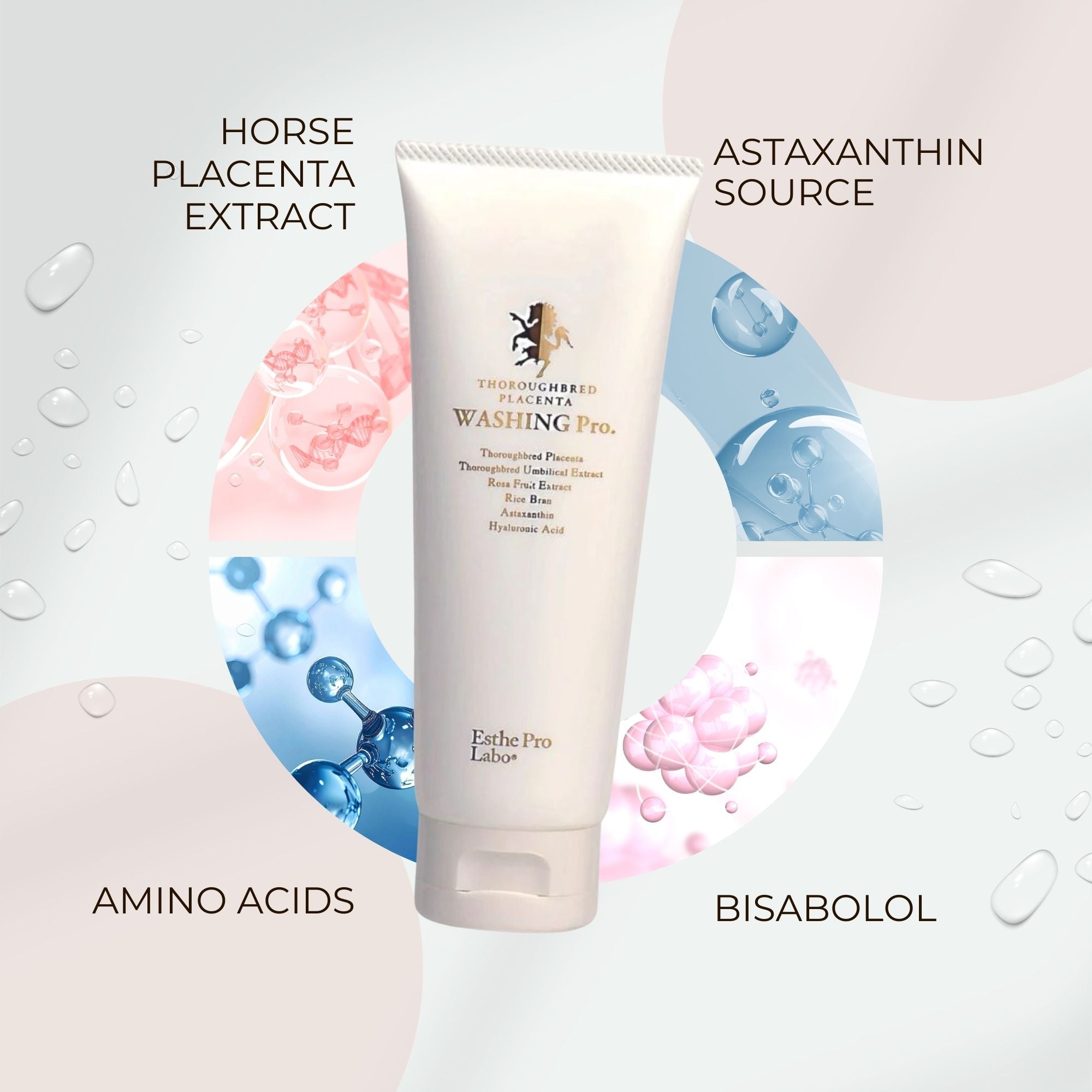 Esthe Pro Labo Thoroughbred Placenta Face Washing Foam