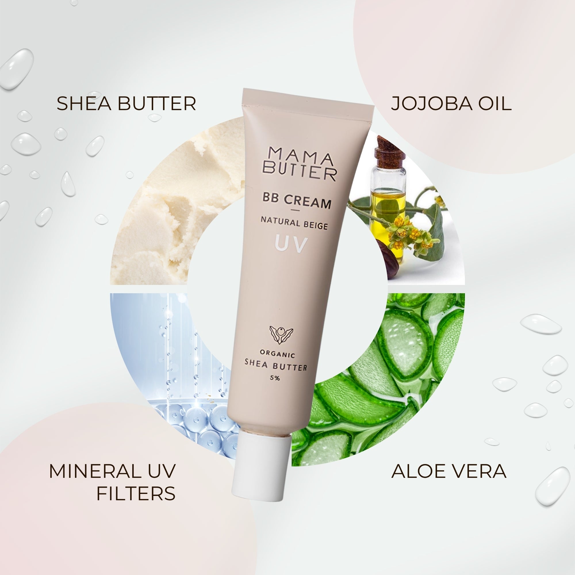Mama Butter Organic BB Cream Natural Beige UV