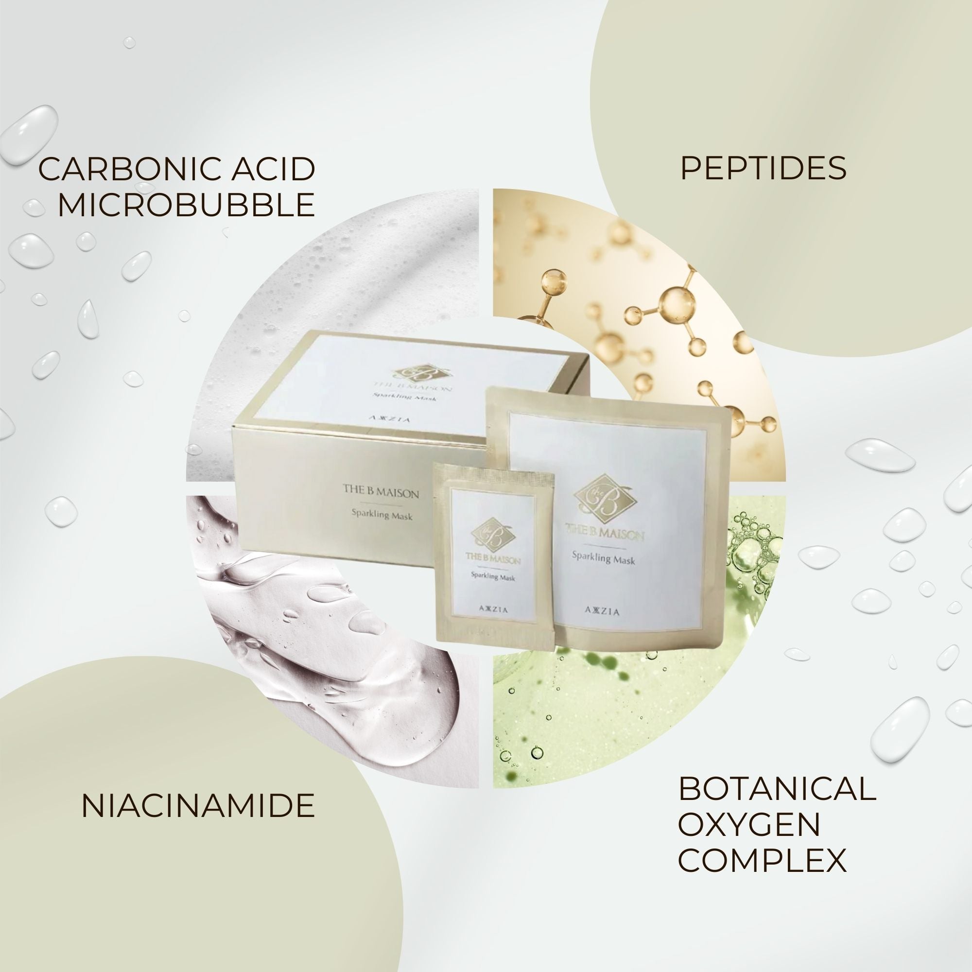 AXXZIA The B Maison Sparkling Mask – Beauty Ninja
