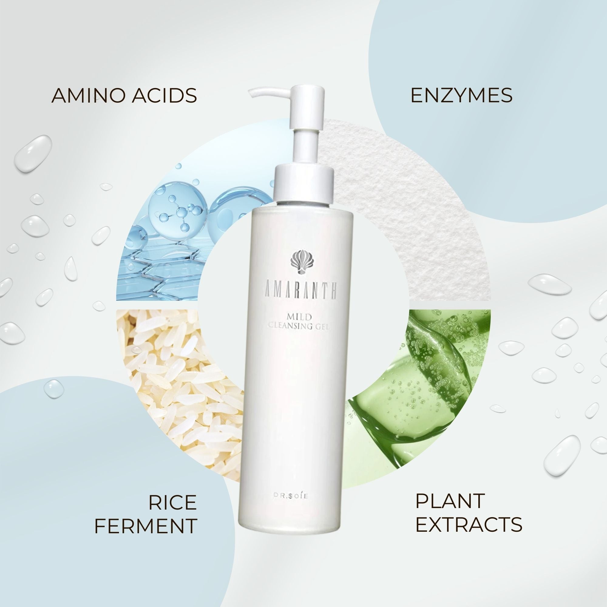 Dr.Soie AMARANTH Mild Cleansing Gel &amp; Make-up Remover