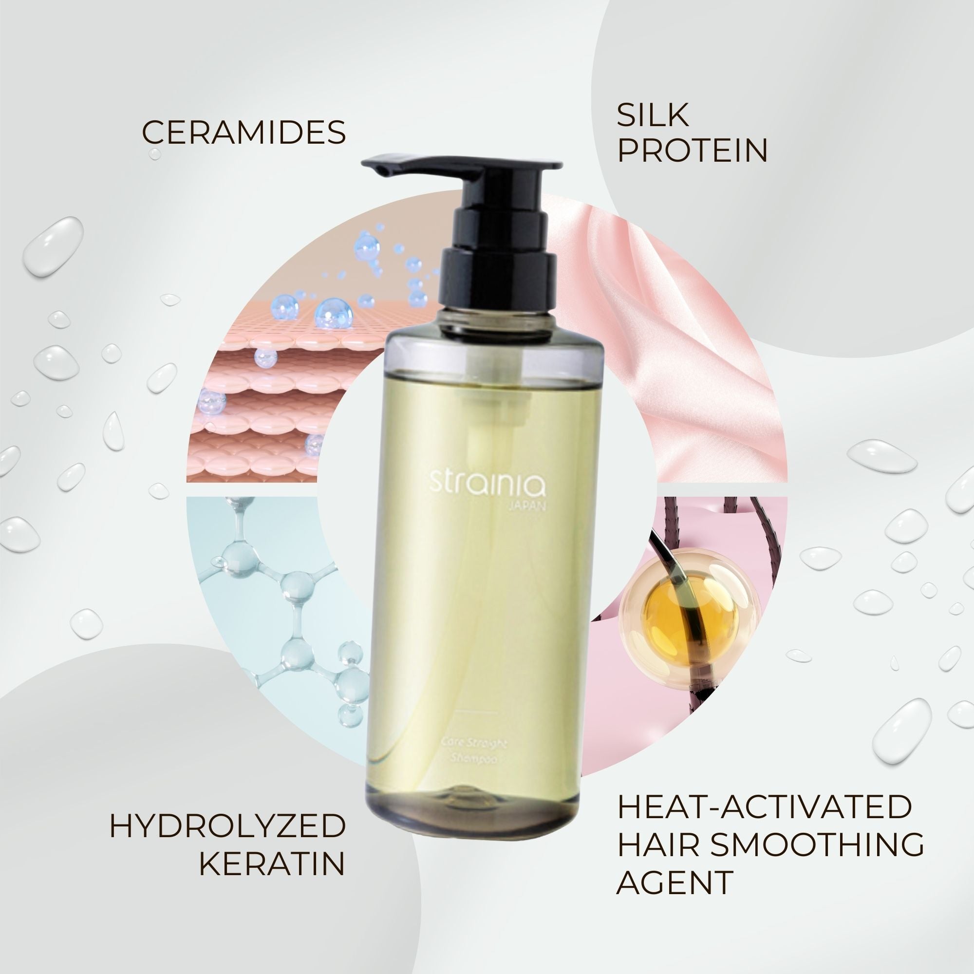 Strainia Care Straight Shampoo