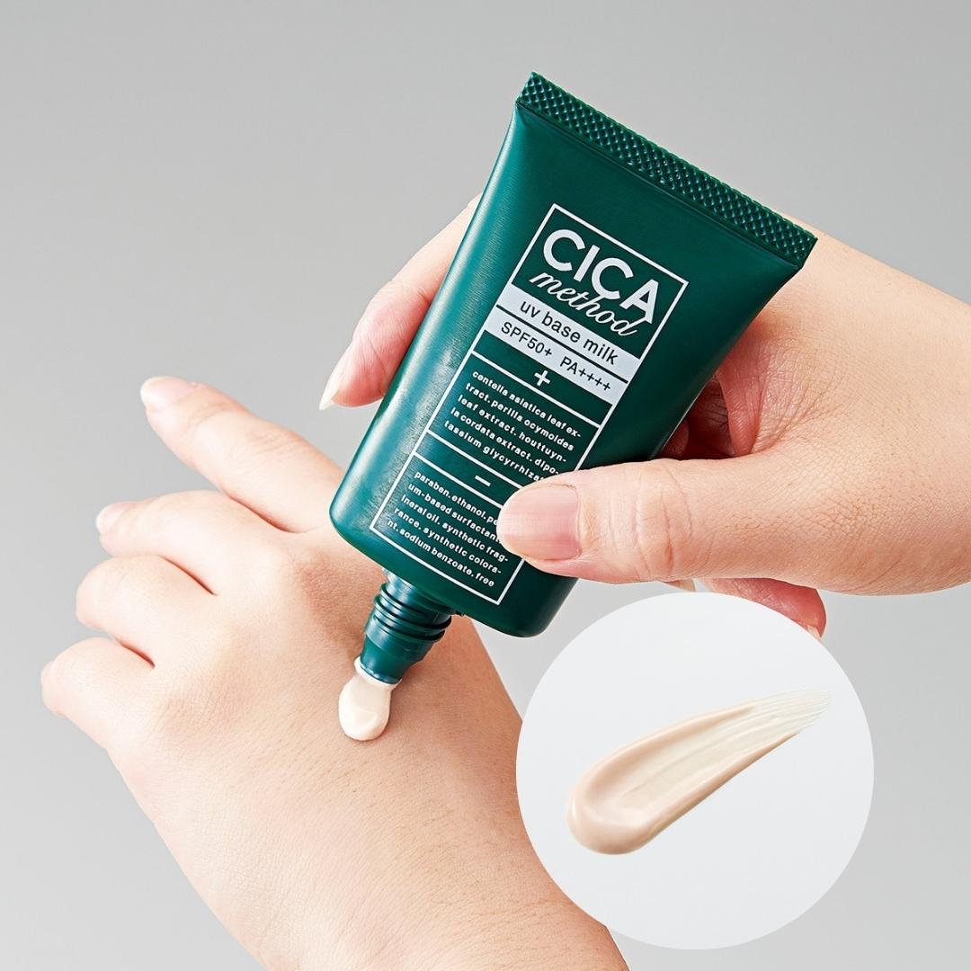 CICA method UV BASE MILK 40mL - 日焼け止め